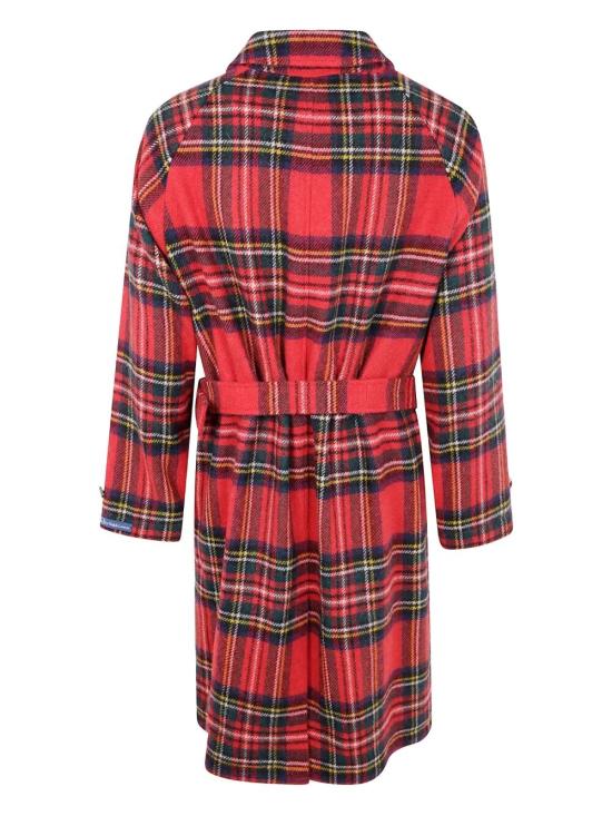 25FW 폴로 랄프로렌 플래드 울 트위드 발마칸 코트 715 981 028 001 BRIGHT RED MULTI - POLO RALPH LAUREN