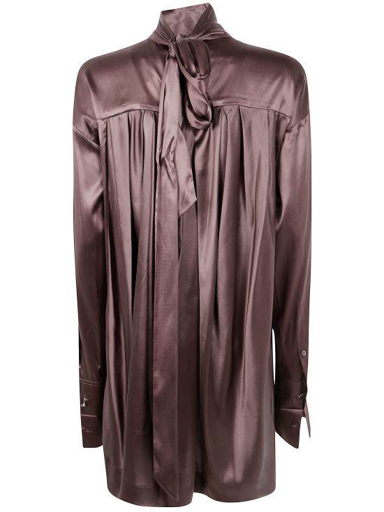 25FW 드리스 반 노튼 블라우스 252 010779 2032 703 BROWN - DRIES VAN NOTEN