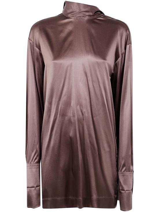 25FW 드리스 반 노튼 블라우스 252 010779 2032 703 BROWN