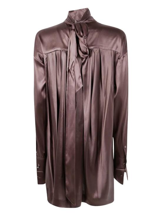 25FW 드리스 반 노튼 블라우스 252 010779 2032 703 BROWN - DRIES VAN NOTEN