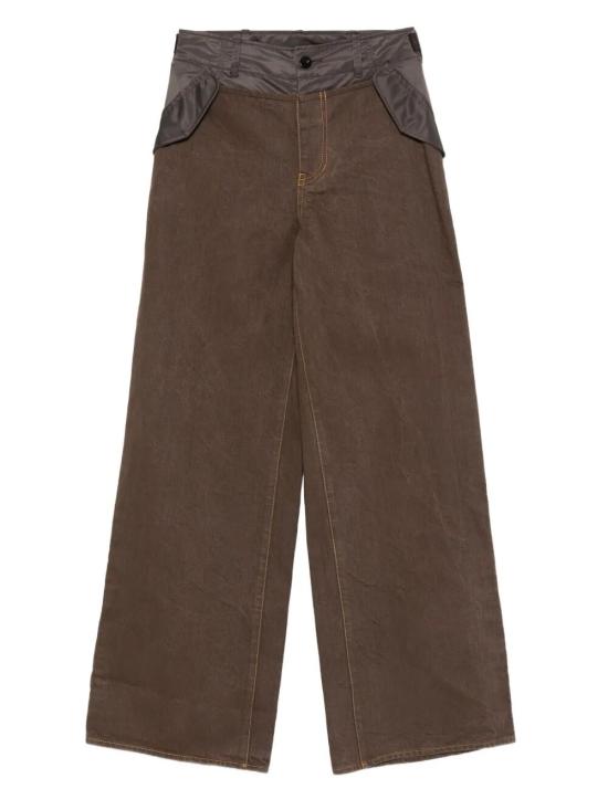 25FW 사카이 데님 팬츠 25 07965 601 BROWN