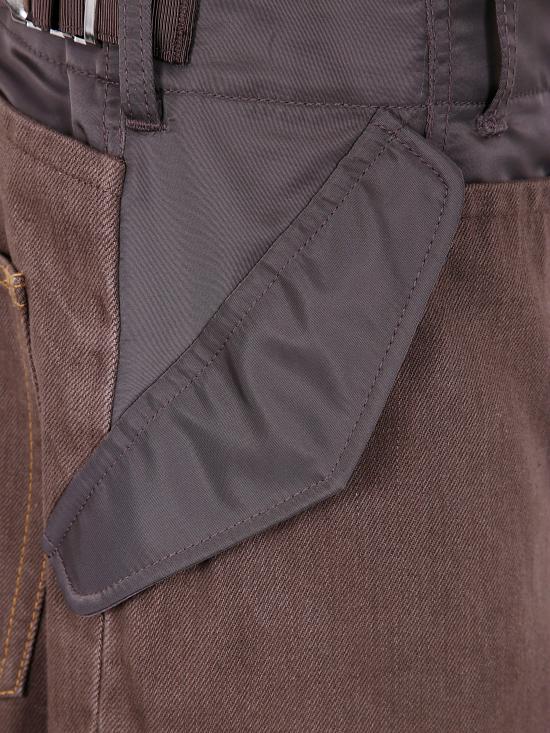 25FW 사카이 데님 팬츠 25 07965 601 BROWN - SACAI