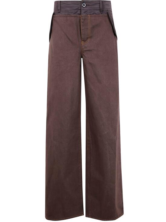 25FW 사카이 데님 팬츠 25 07965 601 BROWN - SACAI