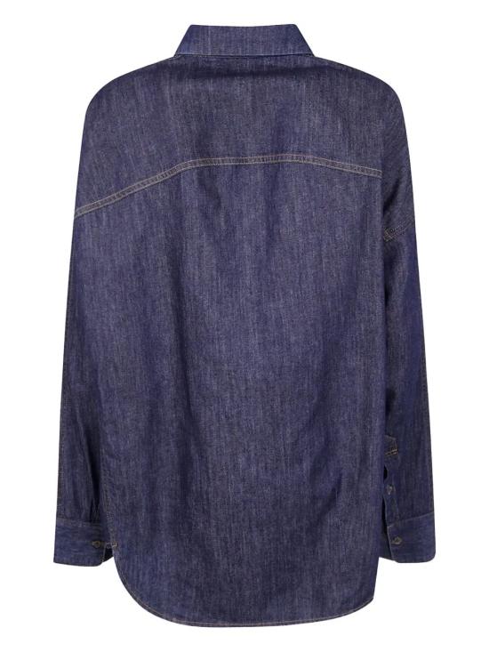 25FW 드리스 반 노튼 블라우스 252 010729 2382 507 INDIGO - DRIES VAN NOTEN