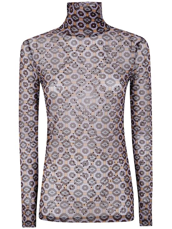 25FW 드리스 반 노튼 터틀넥 252 011125 2623 703 BROWN - DRIES VAN NOTEN