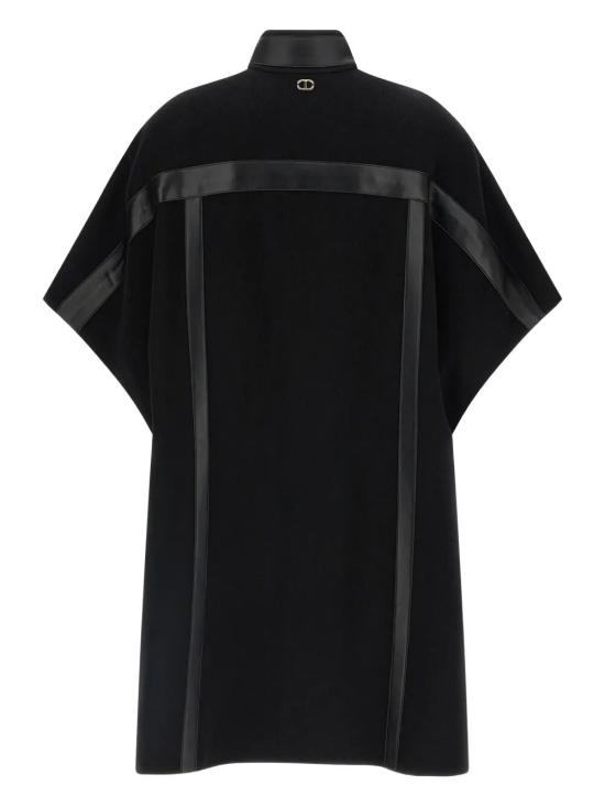 25FW 트윈셋 케이프 252TP2073 00006 BLACK - TWINSET