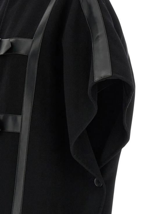 25FW 트윈셋 케이프 252TP2073 00006 BLACK - TWINSET