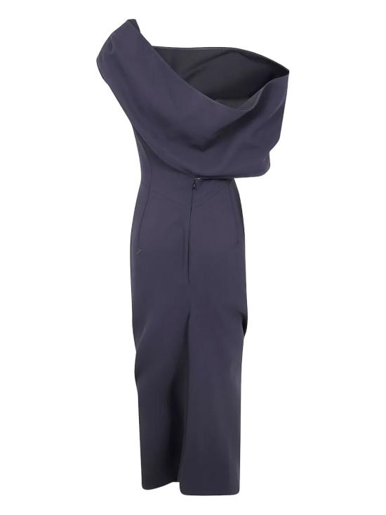 25FW 자크뮈스 미디 원피스 25HDRW00691 AW00632 990 BLACK - JACQUEMUS