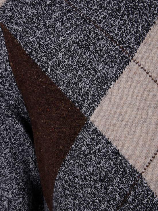 25FW 발렌타인 스웨터 B2P000 7W007 94504 BROWN BEIGE MOULINE - BALLANTYNE