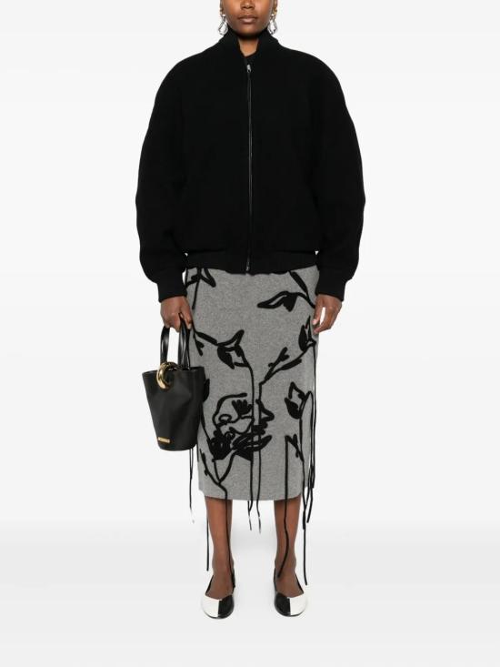 25FW 자크뮈스 봄버 자켓 25HOUW00104 AW00429 990 BLACK - JACQUEMUS