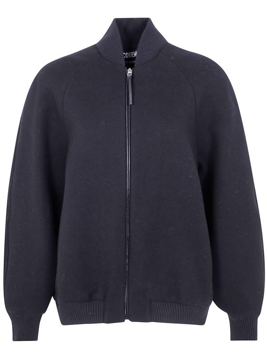 25FW 자크뮈스 봄버 자켓 25HOUW00104 AW00429 990 BLACK - JACQUEMUS