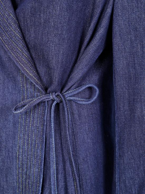 25FW 드리스 반 노튼 트렌치 코트 252 010265 2381 507 INDIGO - DRIES VAN NOTEN