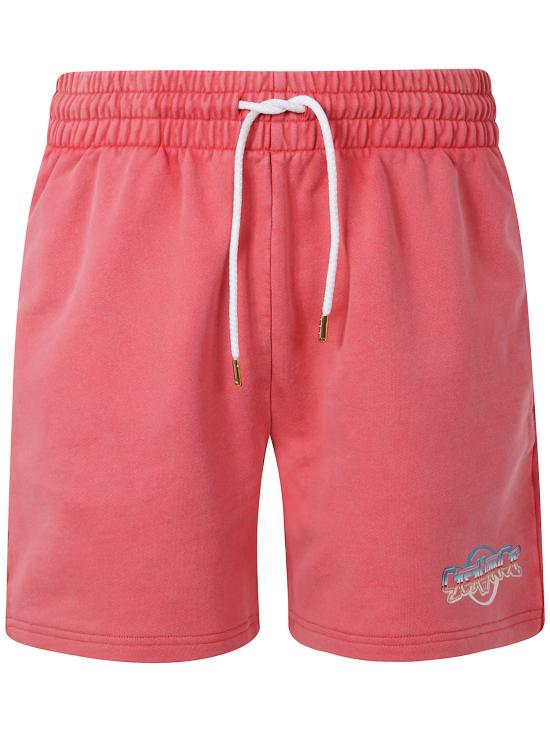 25FW 카사블랑카 숏팬츠 MPF25 JTR 003 03 RED LOOPBACK