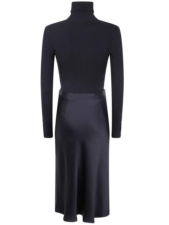 25FW 엘리자베타프랜치 미디 원피스 AM06B56E2 110 NERO - ELISABETTA FRANCHI