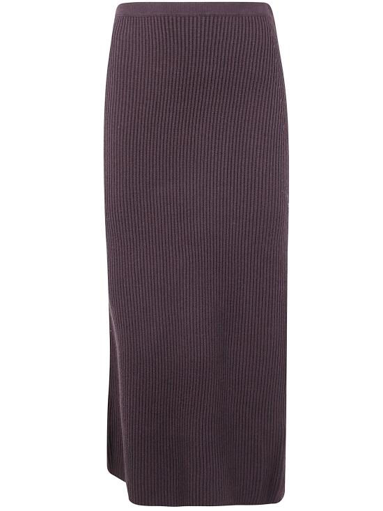 25FW 트윈셋 미디 스커트 252TT3142 11054 BLACK CHOCOLATE