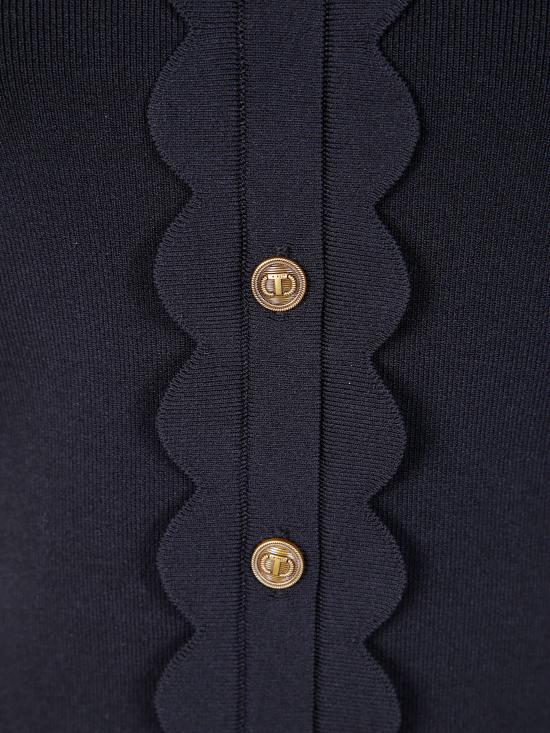 25FW 트윈셋 탑 252TP3202 00006 BLACK - TWINSET