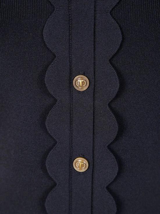 25FW 트윈셋 탑 252TP3202 00006 BLACK - TWINSET