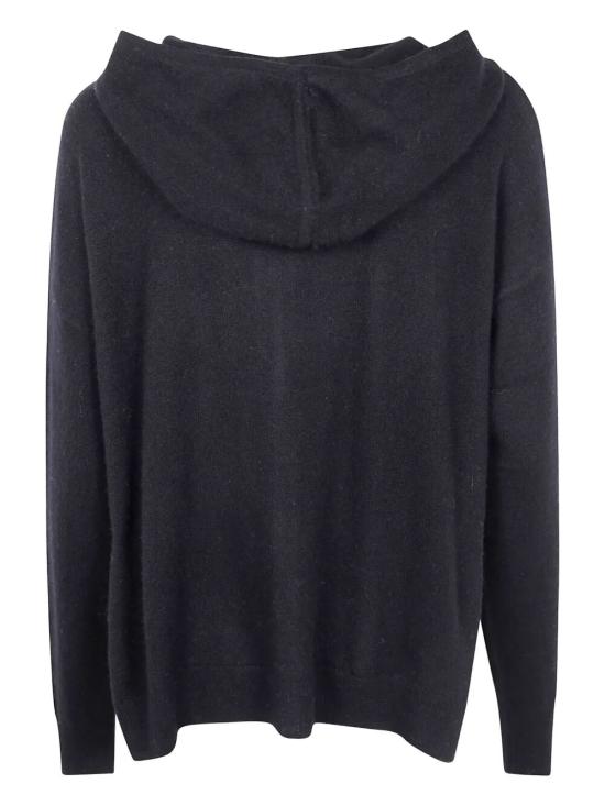 25FW 앱솔루트 캐시미어 후드 티셔츠 ACF202402C BLACK - ABSOLUT CASHMERE