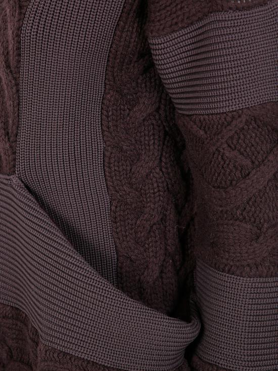 25FW 사카이 스웨터 25 08053 601 BROWN - SACAI