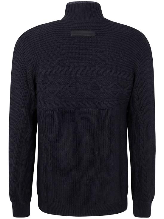 25FW 에르메네질도제냐 터틀넥 UGM59A2 GCT420 001 BLACK - ERMENEGILDO ZEGNA