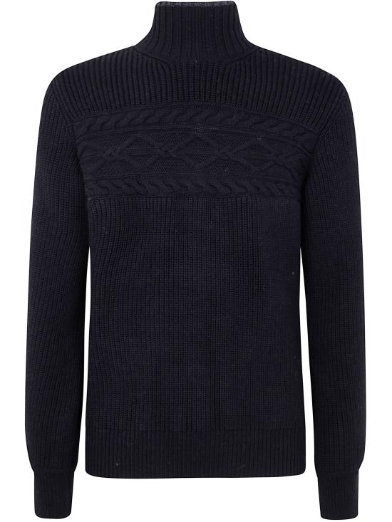 25FW 에르메네질도제냐 터틀넥 UGM59A2 GCT420 001 BLACK