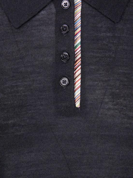 25FW 폴 스미스 폴로 티셔츠 W1R624NT11181 79 BLACK - PAUL SMITH