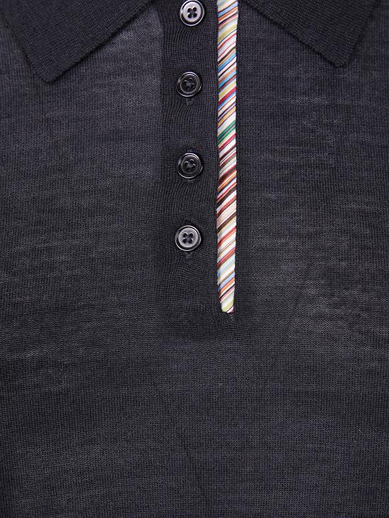 25FW 폴 스미스 폴로 티셔츠 W1R624NT11181 79 BLACK - PAUL SMITH