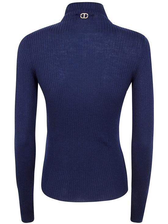 25FW 트윈셋 터틀넥 252TT3111 11956 CLASSIC BLUE - TWINSET