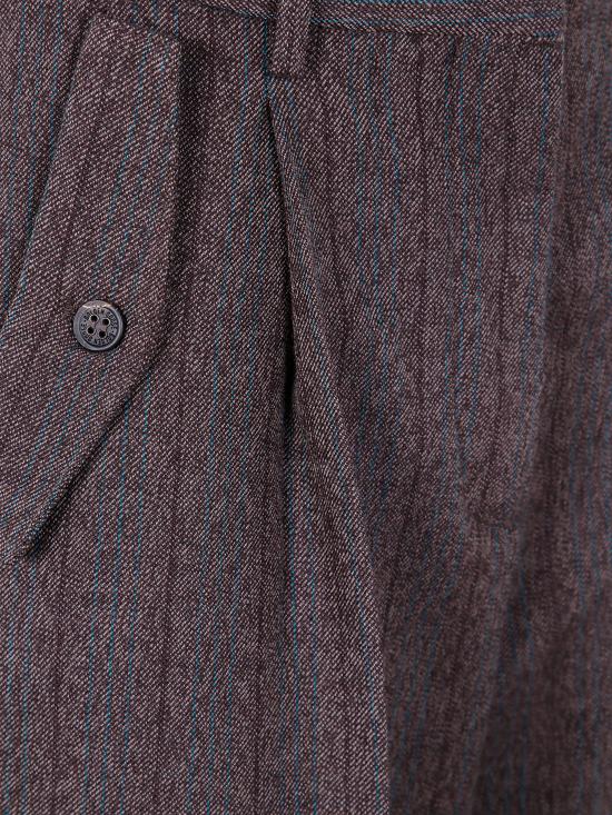 25FW 골든구스 스트레이트 팬츠 GWP02463 P002094 83120 83120 COCOA BROWN TURQUOISE - GOLDEN GOOSE