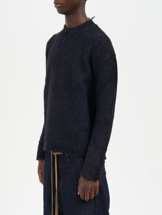 25FW 우마 왕 스웨터 MUK7564UW900 Black - UMA WANG