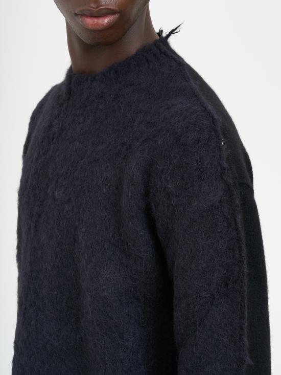 25FW 우마 왕 스웨터 MUK7564UW900 Black - UMA WANG