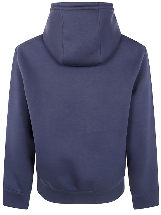 25FW 엠포리오 아르마니 후드 티셔츠 EM002882 AF18339 MB367 EAGLE LOGO PRINT BLUE - EMPORIO ARMANI