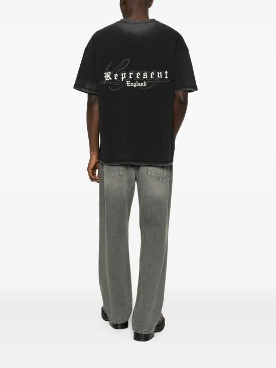 25FW 리프레젠트 반팔 티셔츠 MLM100178 06 06 VINTAGE BLACK - REPRESENT