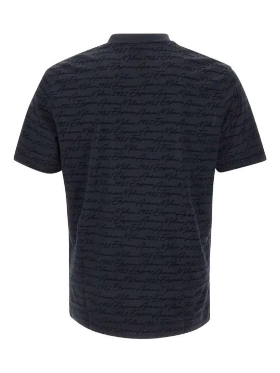 25FW 엠포리오 아르마니 탑 EM002957 AF10017 FB308 NAVY FANCY NR 1 MIX - EMPORIO ARMANI