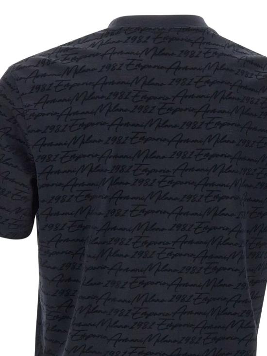 25FW 엠포리오 아르마니 탑 EM002957 AF10017 FB308 NAVY FANCY NR 1 MIX - EMPORIO ARMANI