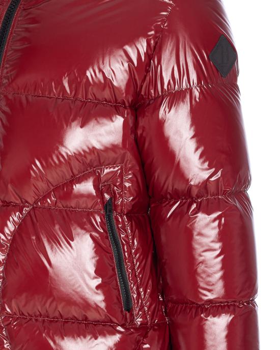 25FW 에르노 글로스 봄버 다운 숏패딩  PI001133U 12220Z6705 Red - HERNO