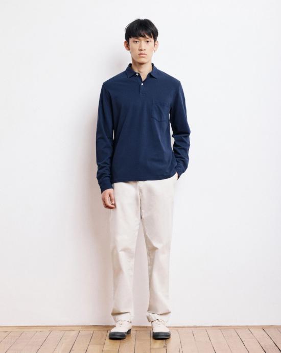 25FW 하트포드 반팔 티셔츠 BE62300 03 Blue - HARTFORD