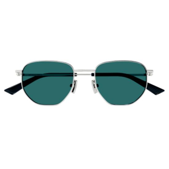 25FW 보테가베네타 선글라스 BV1301S 004 SILVER SILVER GREEN - BOTTEGA VENETA