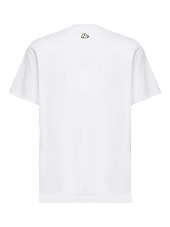  몽클레어 몽클레르 x 메르세데스 벤츠 바이 니고 프린티드 코튼 티셔츠 K14018C0000389AB9001 White - MONCLER