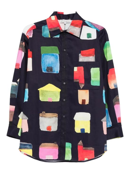 25FW 스티네 고야 셔츠 SGAW25T0982340 Black