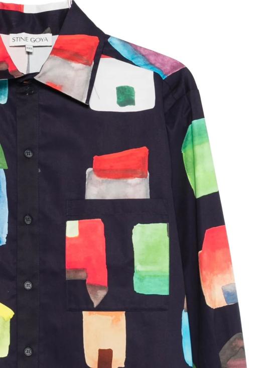 25FW 스티네 고야 셔츠 SGAW25T0982340 Black - STINE GOYA