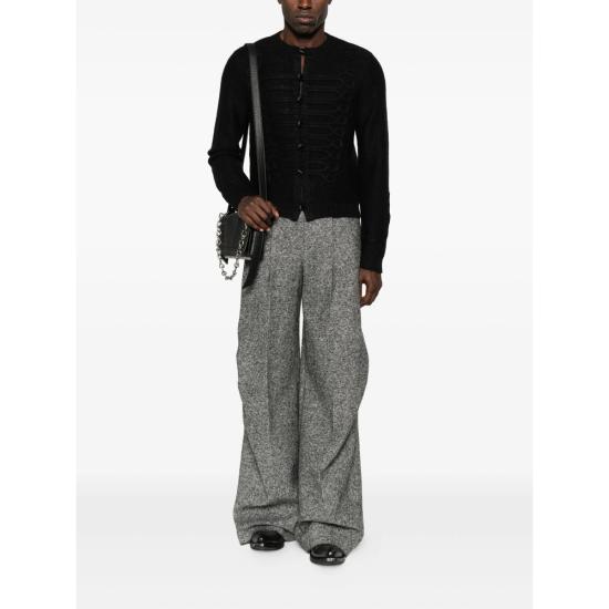 25FW 알렉산더 맥퀸 가디건 849709 Q1BFJ 1000 BLACK - ALEXANDER MCQUEEN