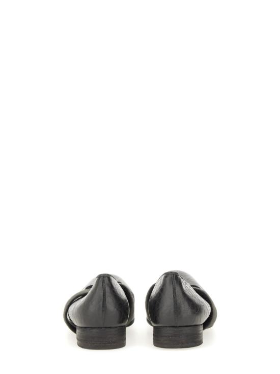 25FW 우마 왕 플랫 슈즈 US9028 UW900 BLACK - UMA WANG