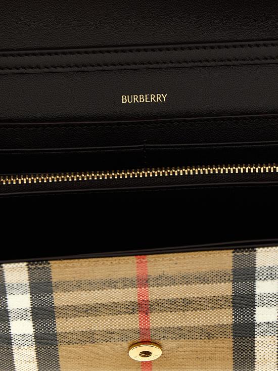 26FW 버버리 하이랜드 체인 스트랩 월렛 8112274SAND Multicolor - BURBERRY