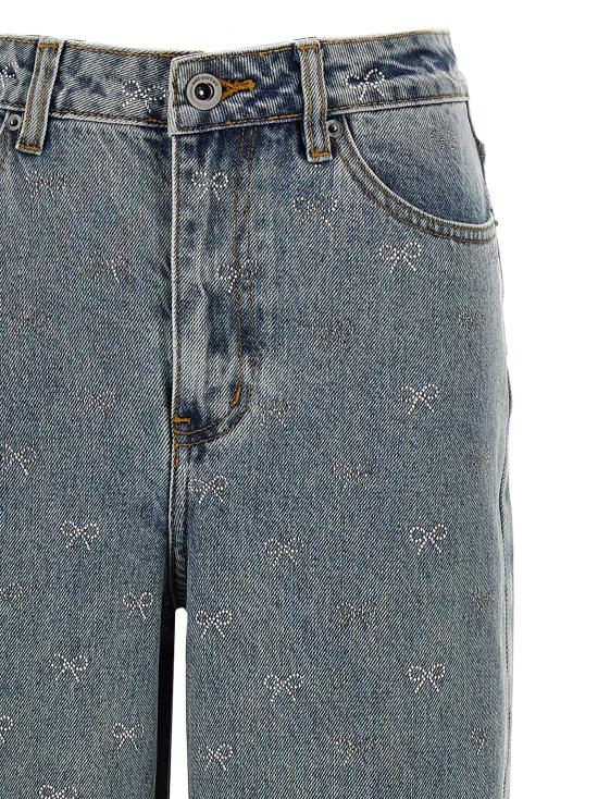 25FW 셀프 포트레이트 데님 팬츠 PF25832PBLBLUE Blue - SELF PORTRAIT