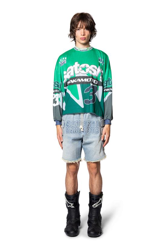 25FW 사토시 나카모토 셔츠 SS25LS005 GRN - SATOSHI NAKAMOTO