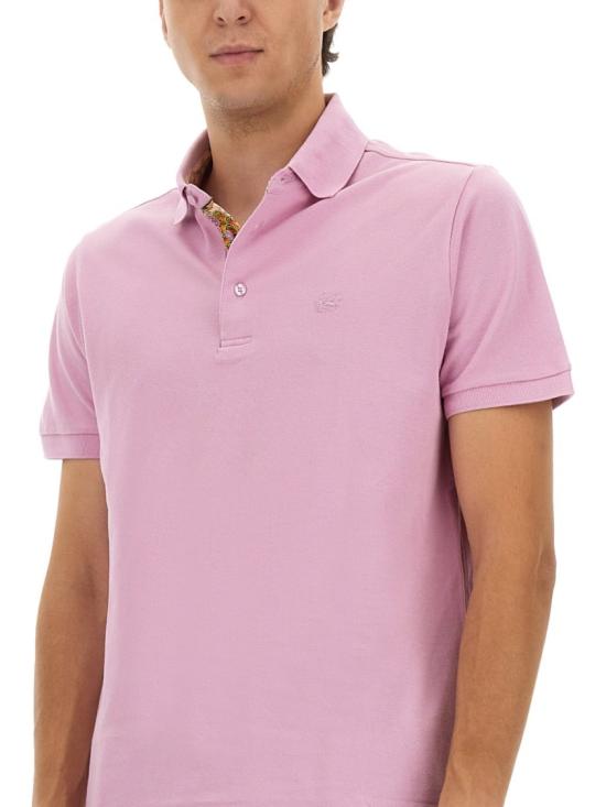 25FW 에트로 폴로 티셔츠 MRMD0005 AJ264F3919 Purple - ETRO