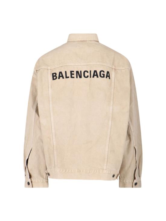 25FW 발렌시아가 데님 자켓 844891 TSWB29501 Neutrals - BALENCIAGA