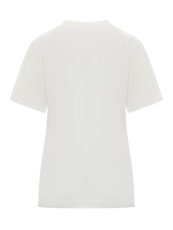 25FW 버버리 EKD 체크 코튼 티셔츠 8116170 B7078 WHITE - BURBERRY