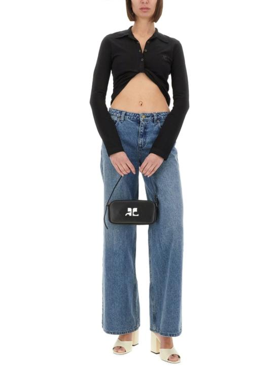  쿠레쥬 긴팔 티셔츠 225JPO048 JS01939999 Blue - COURREGES